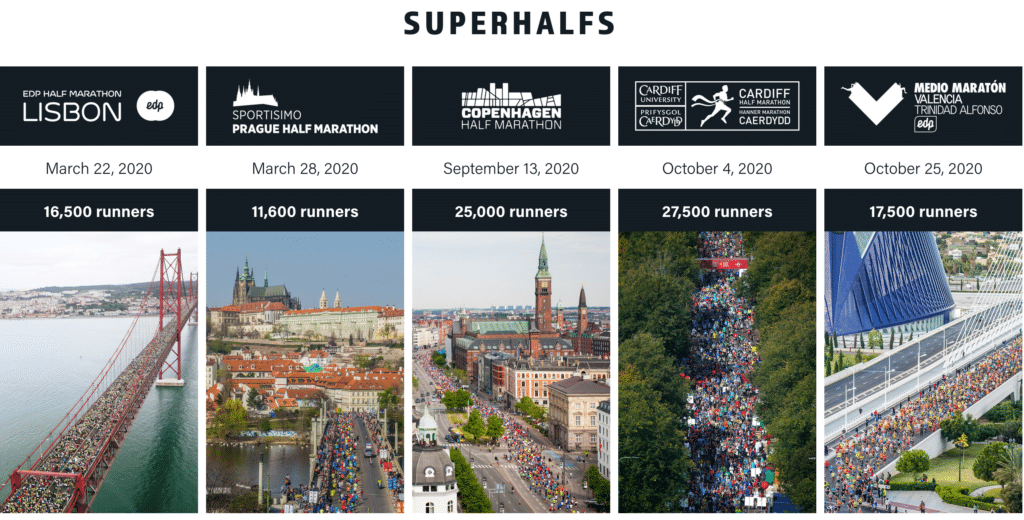 halbmarathon rennserie fuenf sterne medaille superhalfs