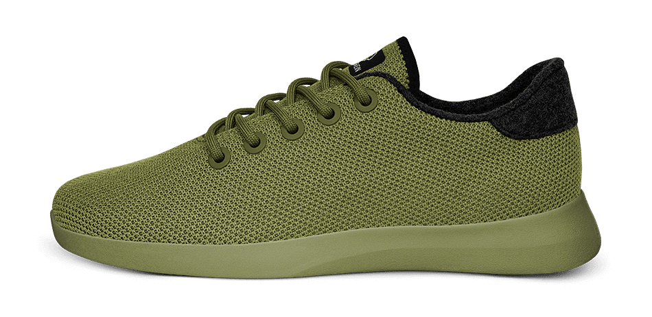 giesswein merino wool knit sneaker gruen