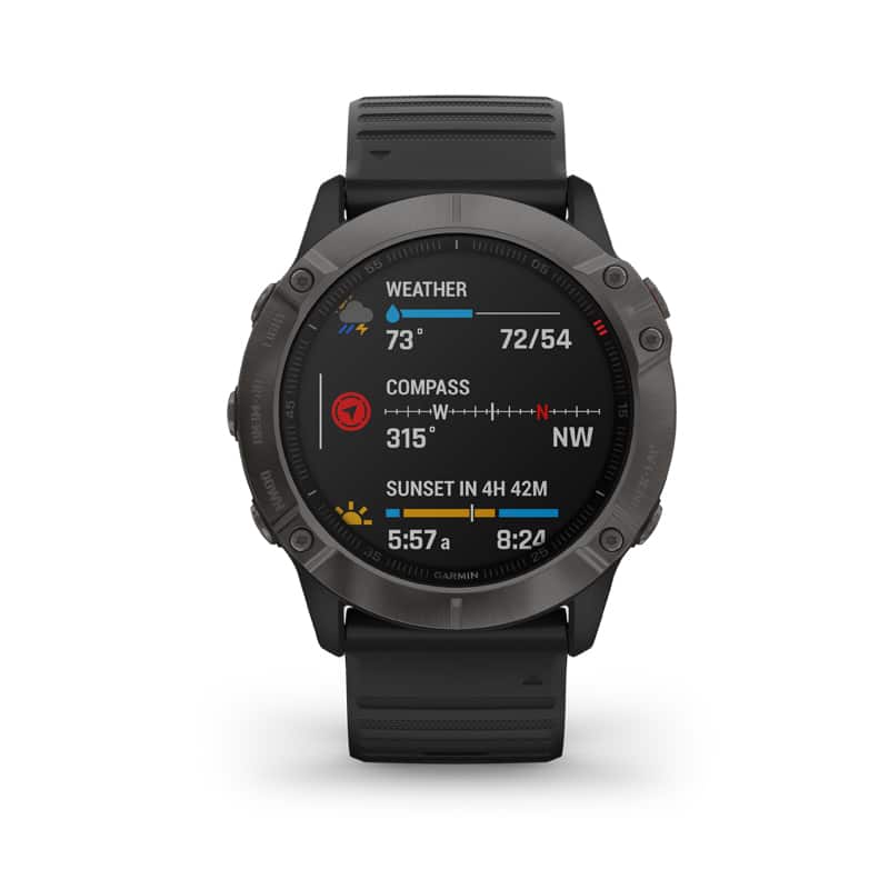 Garmin Fenix 6 Sapphire Kompass Wetter