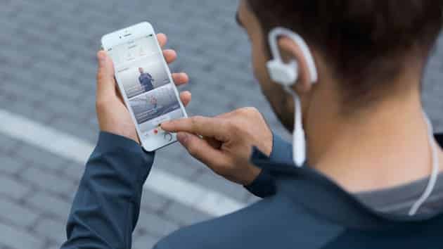 peloton app deutschland iphone kurs outdoor jogging lauftraining laufen