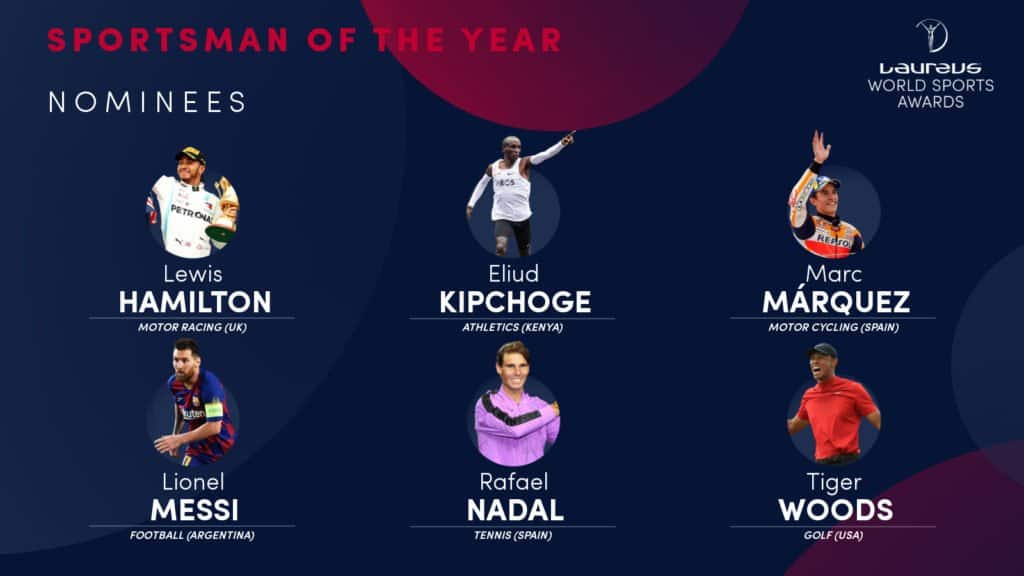 Nominierte und Sportlegenden bei den Laureus World Sports Awards 3 laureus sportsman of the year
