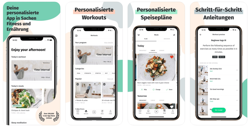 8fit Fitness App Ernaehrungsplan
