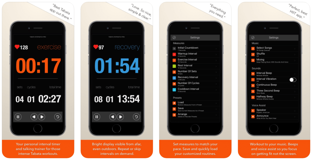 tabata timer hiit timer app workout fitness training