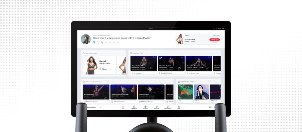 peloton encore live on demand abruf kurse rides