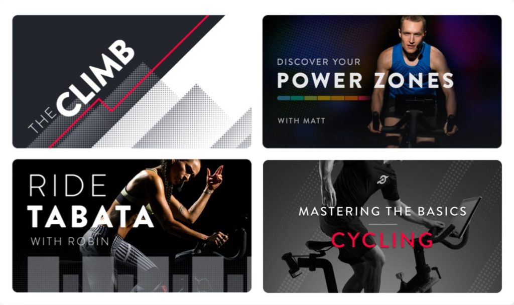 peloton trainings programme kurse serien programs power zones 4 wochen