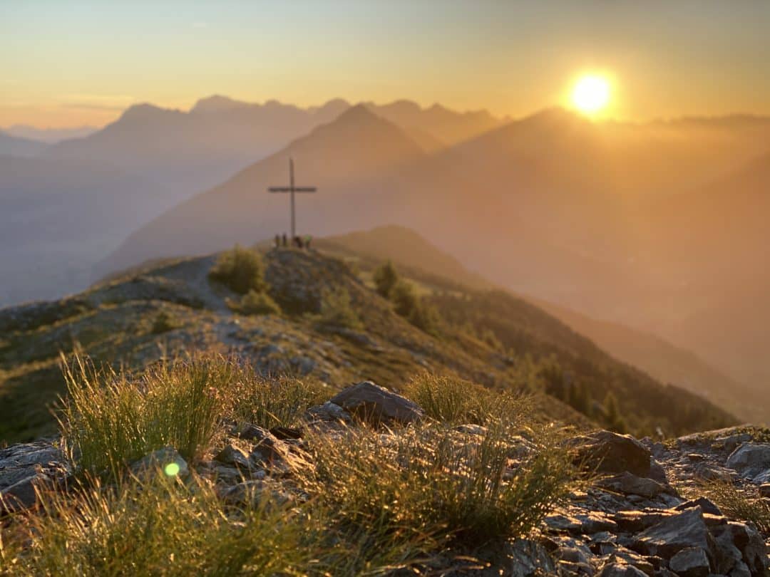 Sonnenaufbang bilder heute sonnenaufgangwanderung imsterberger kreuz venet tirol imst 22