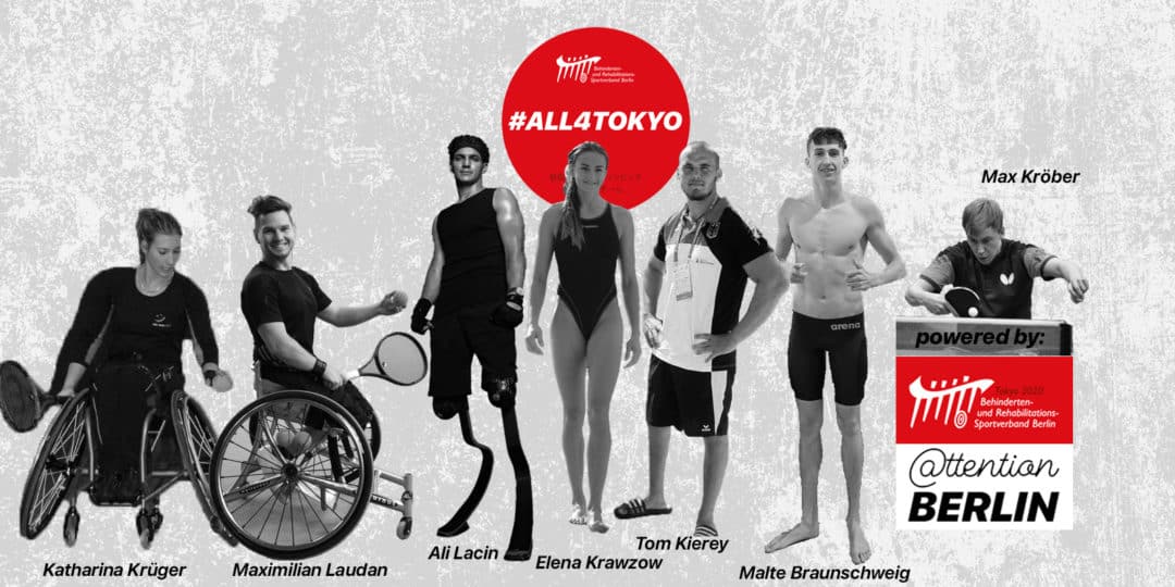 Charity Run ALL4TOKYO Paralympics Sportler 2020 Paralympische Spiele