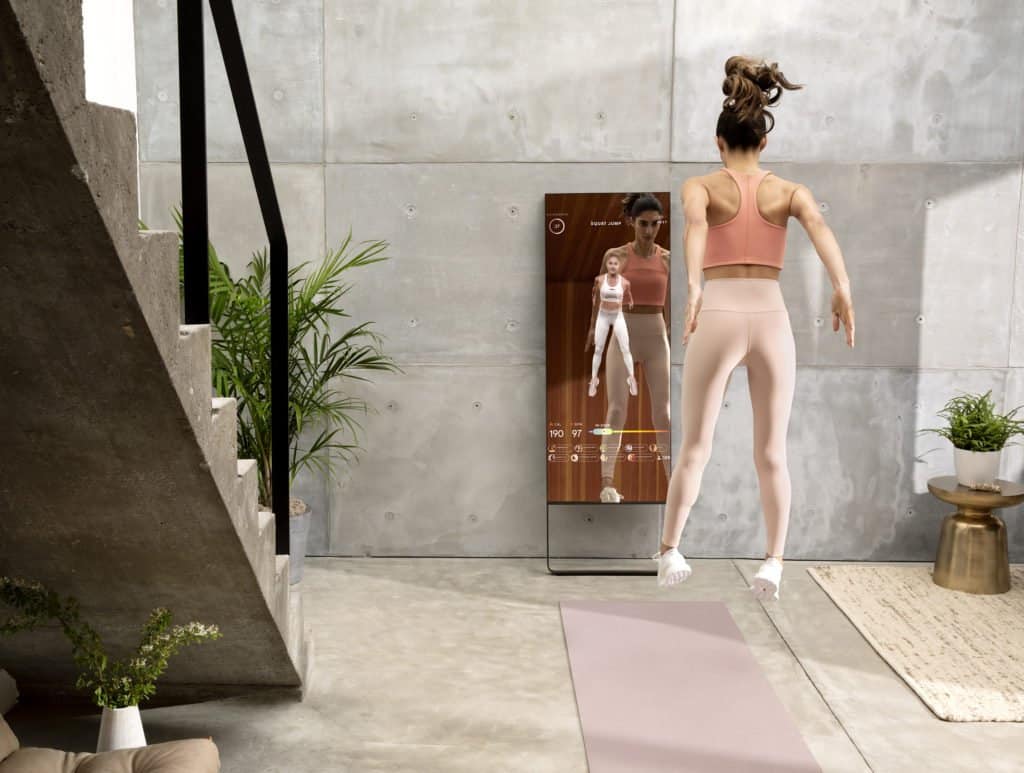 mirror fitness spiegel home gym training