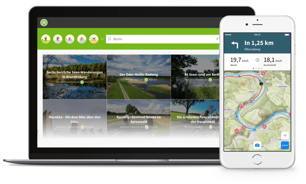 komoot routen routenplaner regionen kostenlos finden planen premium