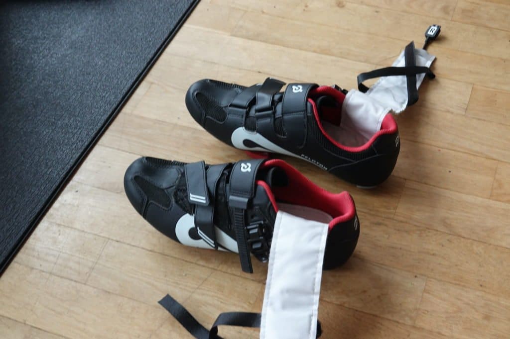 sensoren peloton bike schuhe