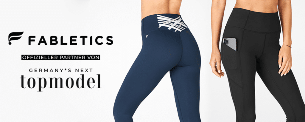 fabletics gntm 2021 kandidatinnen sportmode fitness sport leggings sport bh sportmarke