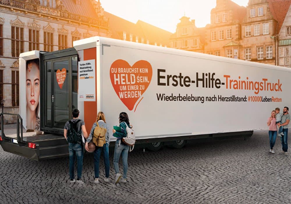 initiative 10000 leben retten erste hilfe trainings truck