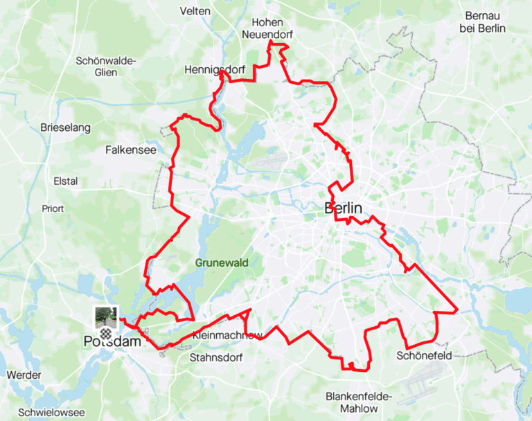 Fahrradtour um den Berliner Mauerweg mit dem Gravel Bike - Meine