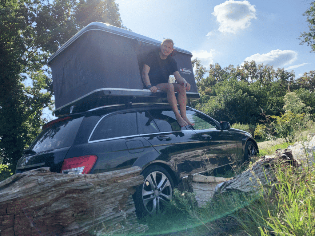 dachzelt erfahrungen autodachzelt test maggiolina airlander outdoor blogger 26