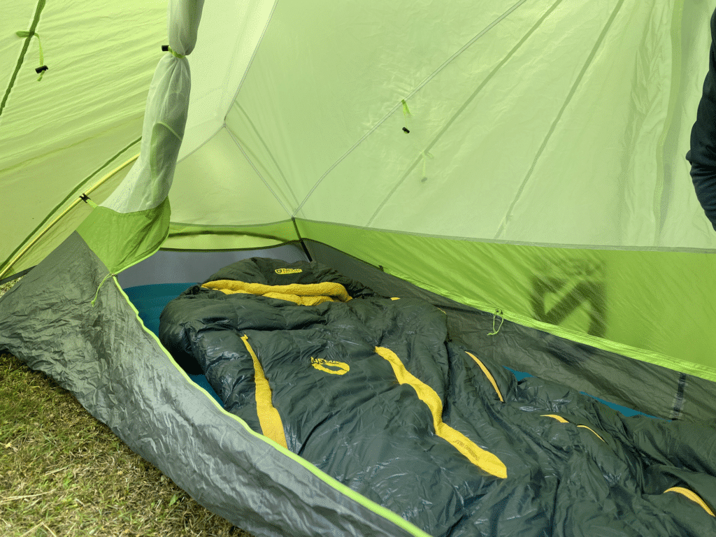 Bikepacking Zelt: Ultraleichtes Nemo Dragonfly 2P Zelt im Test beim Fahrrad Camping 3 bikepacking zelt ultraleicht ultralight NEMO Dragonfly camping test 4