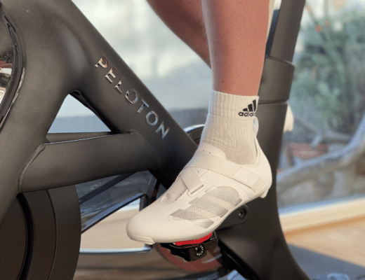 adidas the indoor fahrrad schuh peloton cycling spinning test erfahrungen testbericht weiss peloton blog 3