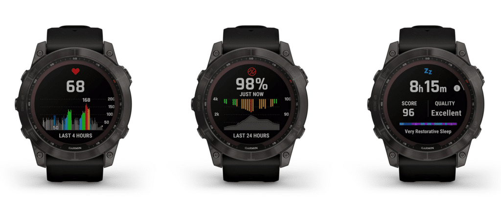 garmin fenix 7 herzfrequenzmesser pulsmesser fitness zustand