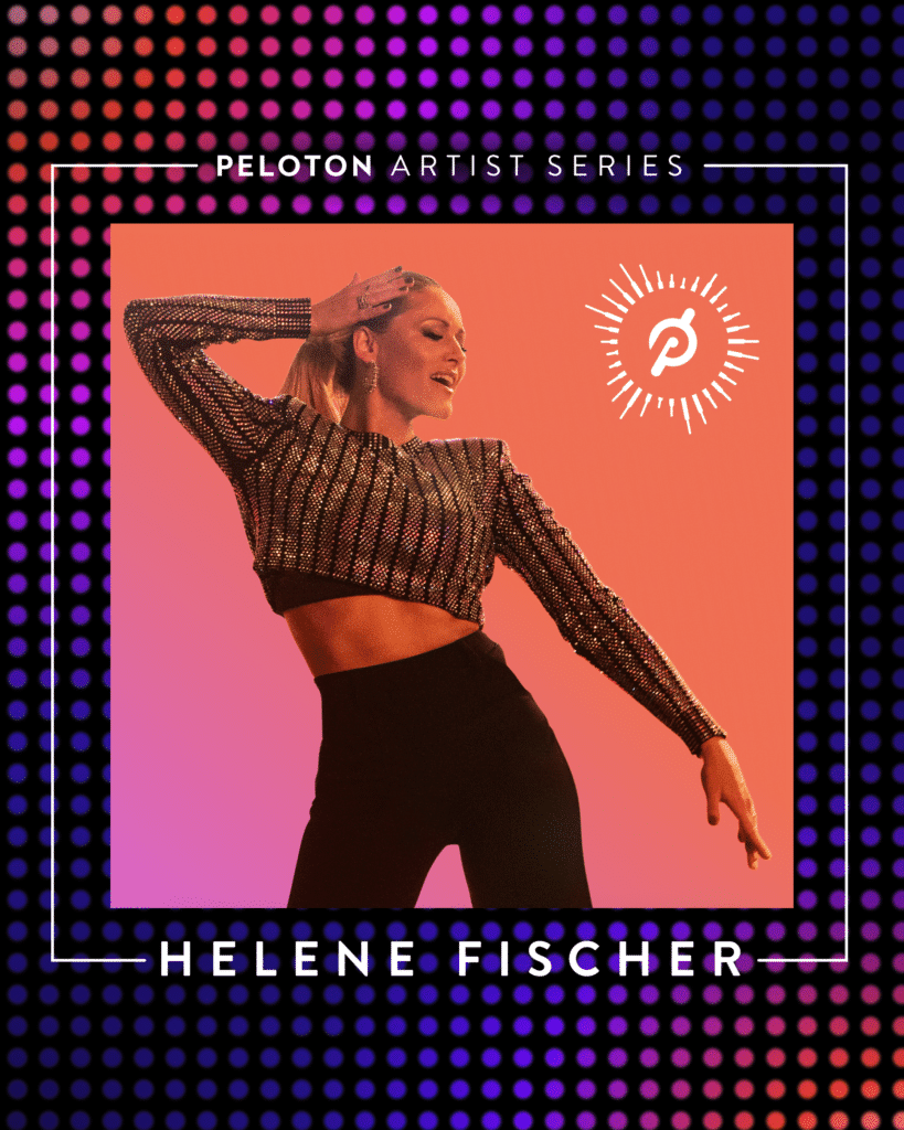 peloton artist series helene fischer ride run atemlos durch die nacht