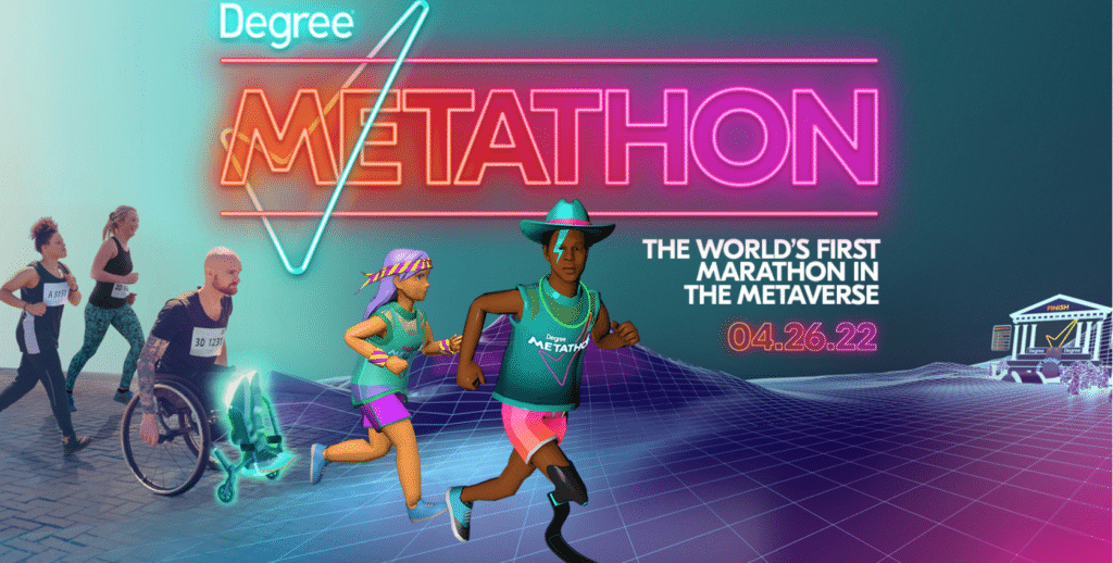 Marathon im Metaverse: Degree Metathon wird erster virtueller Marathon im Cyberspace 2 Degree Metathon rexona metaverse marathon decentraland virtueller marathon metaversum digital