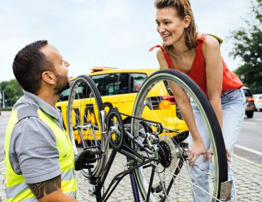 adac fahrradpannenhilfe fahrrad schlauch wechseln reifen kette ebike