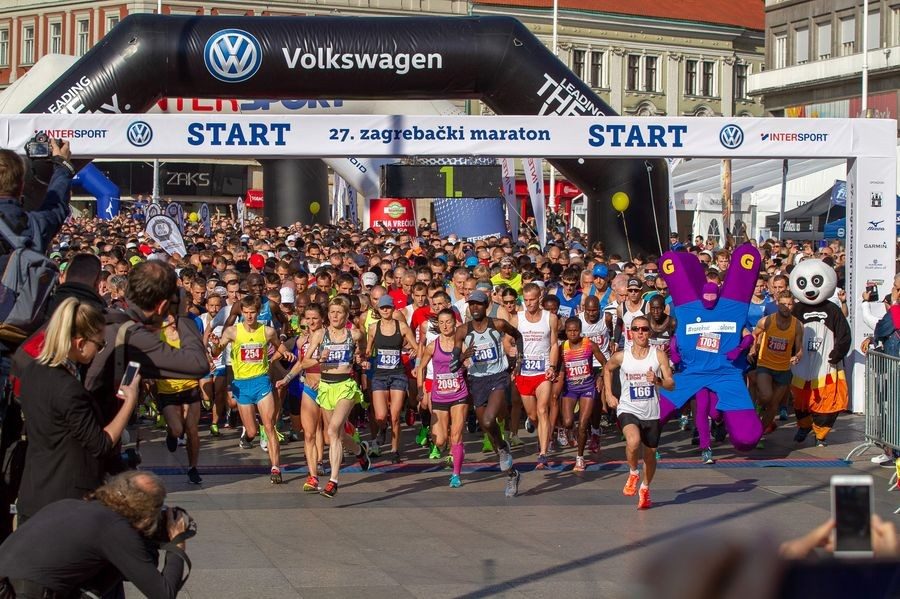 Laufen in Kroatien: Die besten Laufrouten und Laufveranstaltungen 4 zagreb marathon kroatien start Zagrebacki maraton