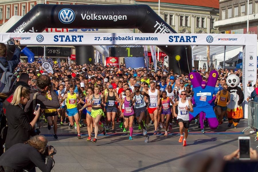 zagreb marathon kroatien start Zagrebacki maraton