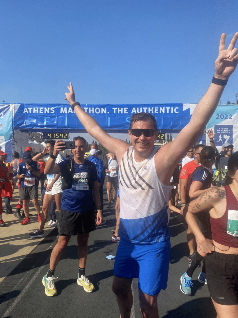 athen marathon erfahrungen erfahrungsbericht strecke laufbericht zielfoto