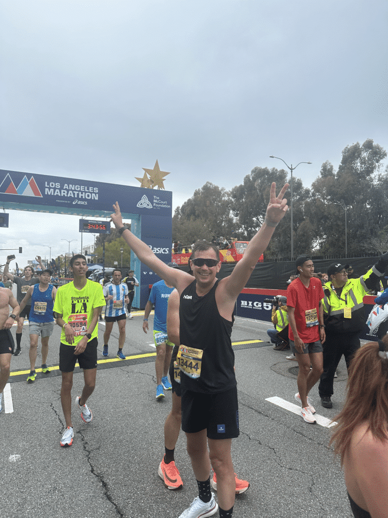 la marathon los angeles erfahrungen bericht ziel zieleinlauf