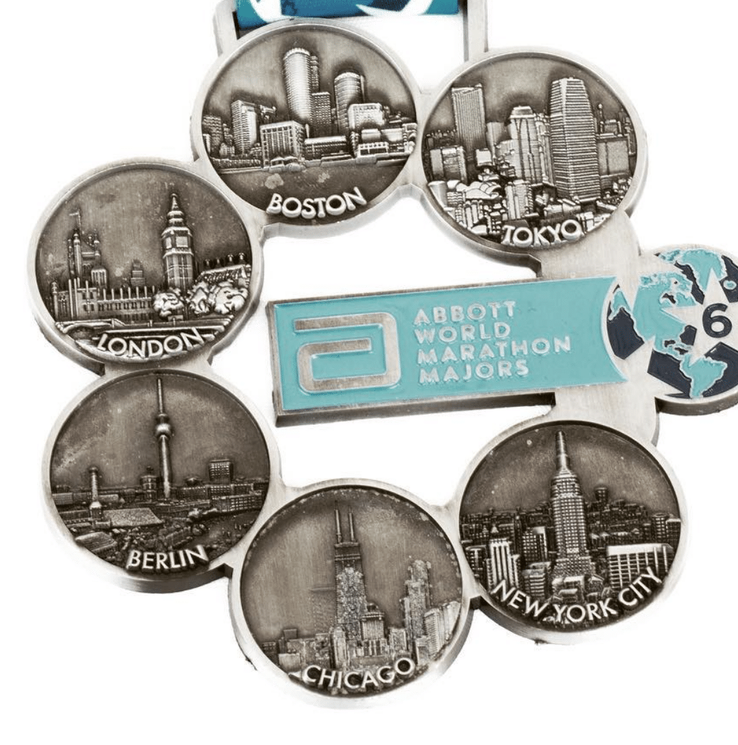 abbott world marathon majors six medals medaille edited