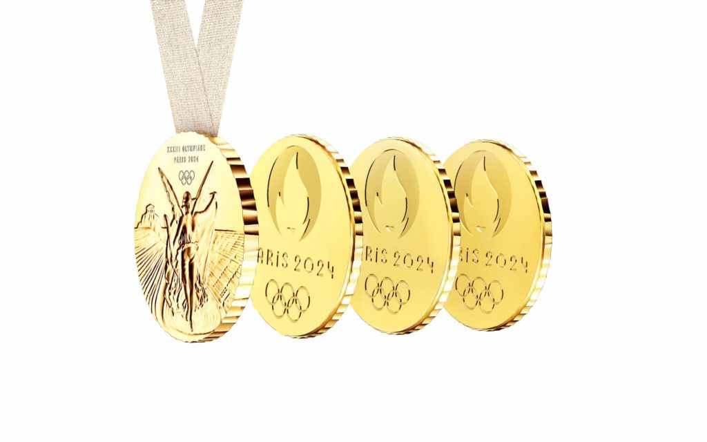 olympic medal olympia medaille olympische paris 2024 Philippe Starck goldmedaille