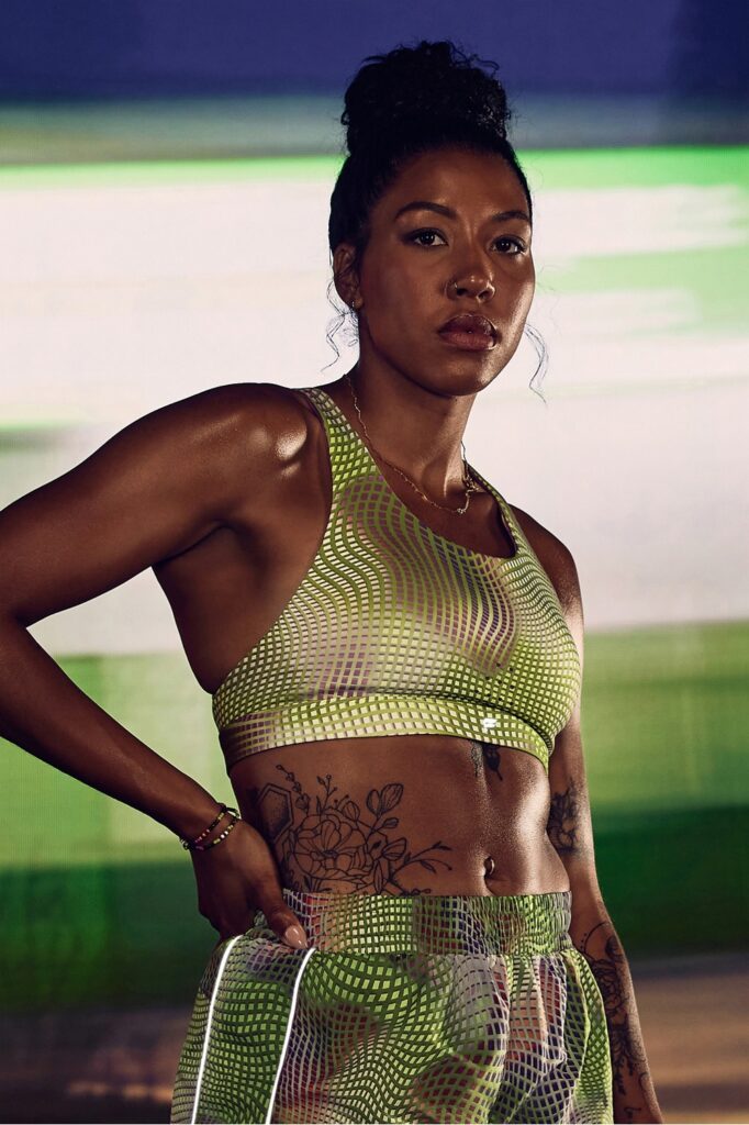 Fabletics Laufkollektion - neue Laufleggings und Laufshorts mit Style 2 Fabletics Lauf BH Full Sprint High Impact Sports Bra
