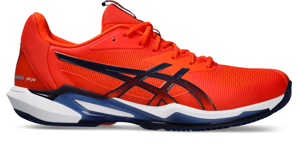 ASICS Solution Speed FF 3 Tennisschuh im Test. Wie agil ist er wirklich auf dem Court? 9 asics solution speed ff 3 test testbericht tennisschuhe erfahrungen erfahrungsbericht tennis blog seitenansicht