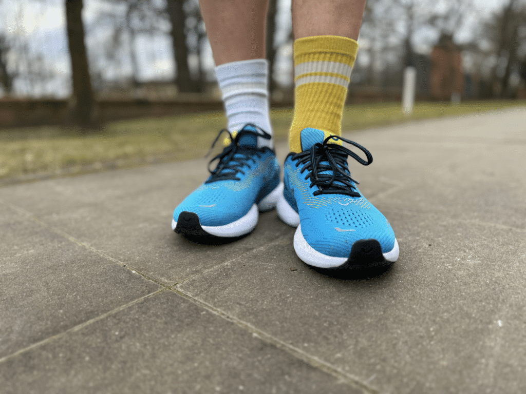 True Motion Nevos 3 Laufschuhe im Test 3 True Motion U TECH Nevos 3 Test Testbericht Laufblog Erfahrungen Erfahrungsbericht Daniel vorne