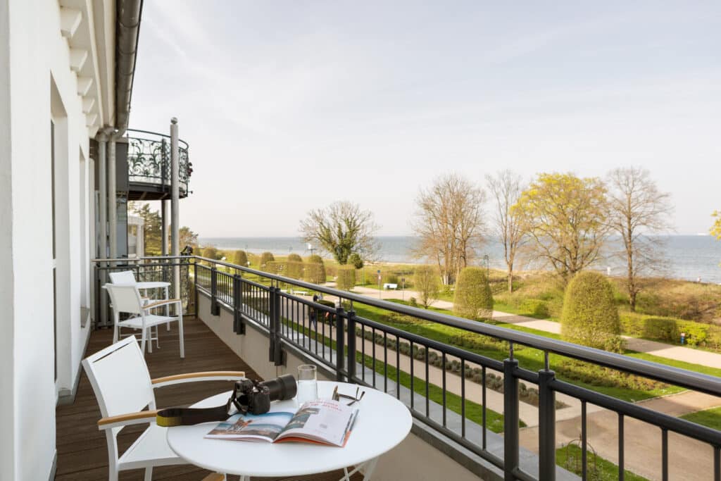 hotel kaiserhof usedom heringsdorf zimmer meerblick balkon terrasse