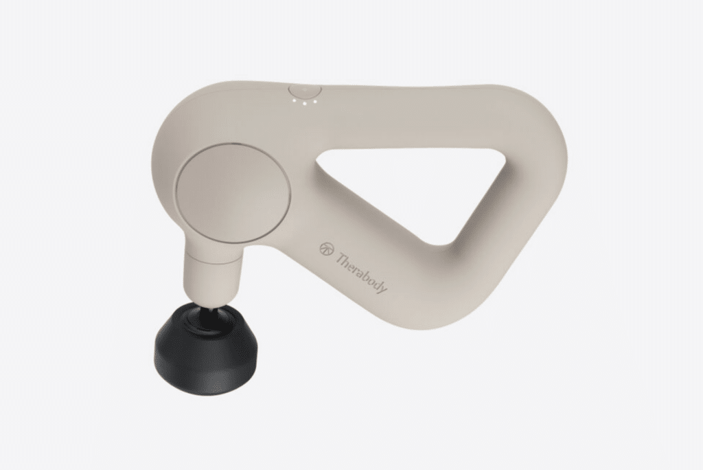 Theragun Relief Test: Die beste Massagepistole für Einsteiger? 4 theragun relief test massagepistole guenstige preiswerte billige erfahrungen erfahrungsbeicht testurteil bewertung sand beige