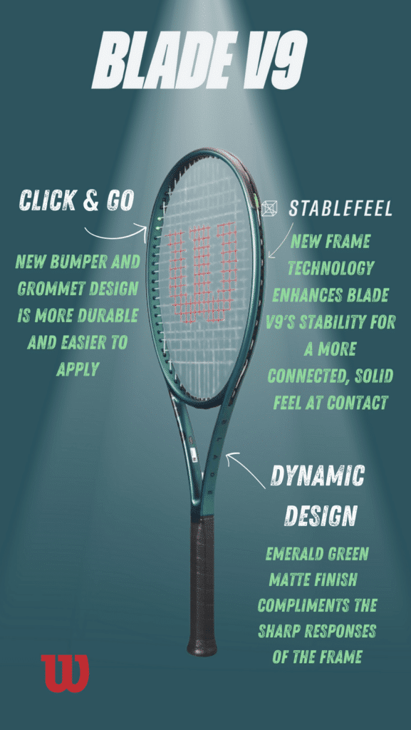 Wilson Blade V9 Test - Erfahrungen mit dem Wilson Tennisschläger für offensive Spieler 2 wilson blade v9 test tennisschlaeger erfahrungen testbericht racket tennisblog bewertung testurteil daten technisch