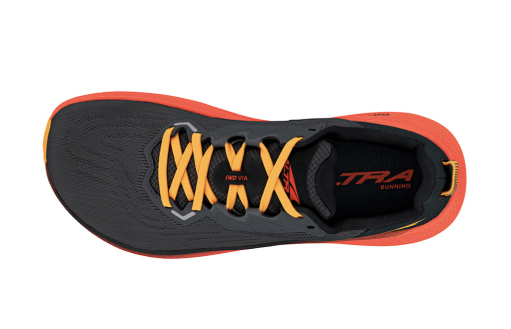 Altra FWD VIA Laufschuhe im Test. Erfahrungen mit dem neuen Rocker-Allrounder 6 Altra FWD VIA test Laufschuhe erfahrungen bewertung oben