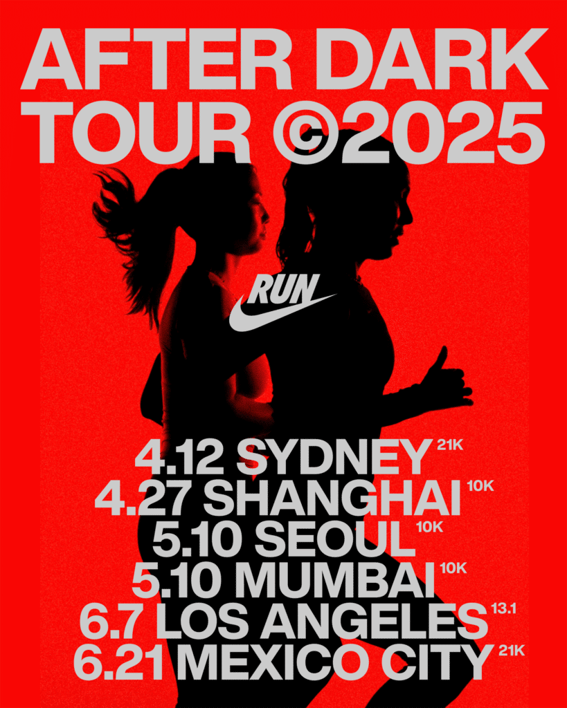 Nike startet neue Laufserie für Frauen – Die „After Dark Tour 2025“ 2 nike afterdark tour 2025 termine wann findet statt