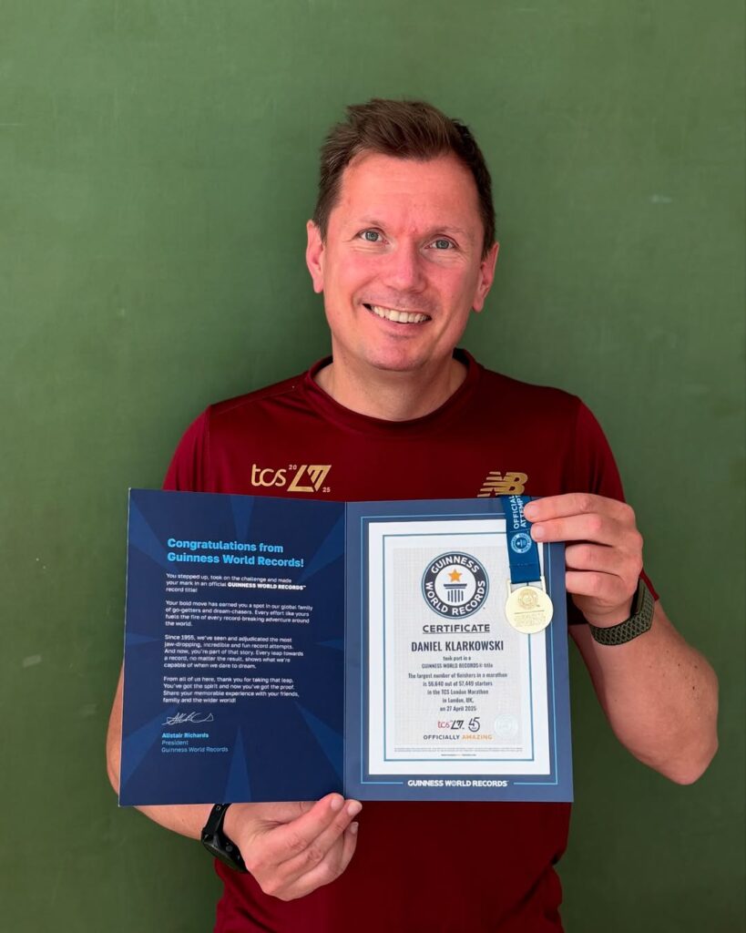 Der Zwang zur Balance. Das lief im Mai 2025. 4 guinnes world records urkunde london marathon daniel laufblog marathonlaeufer laufblogger lauf influencer