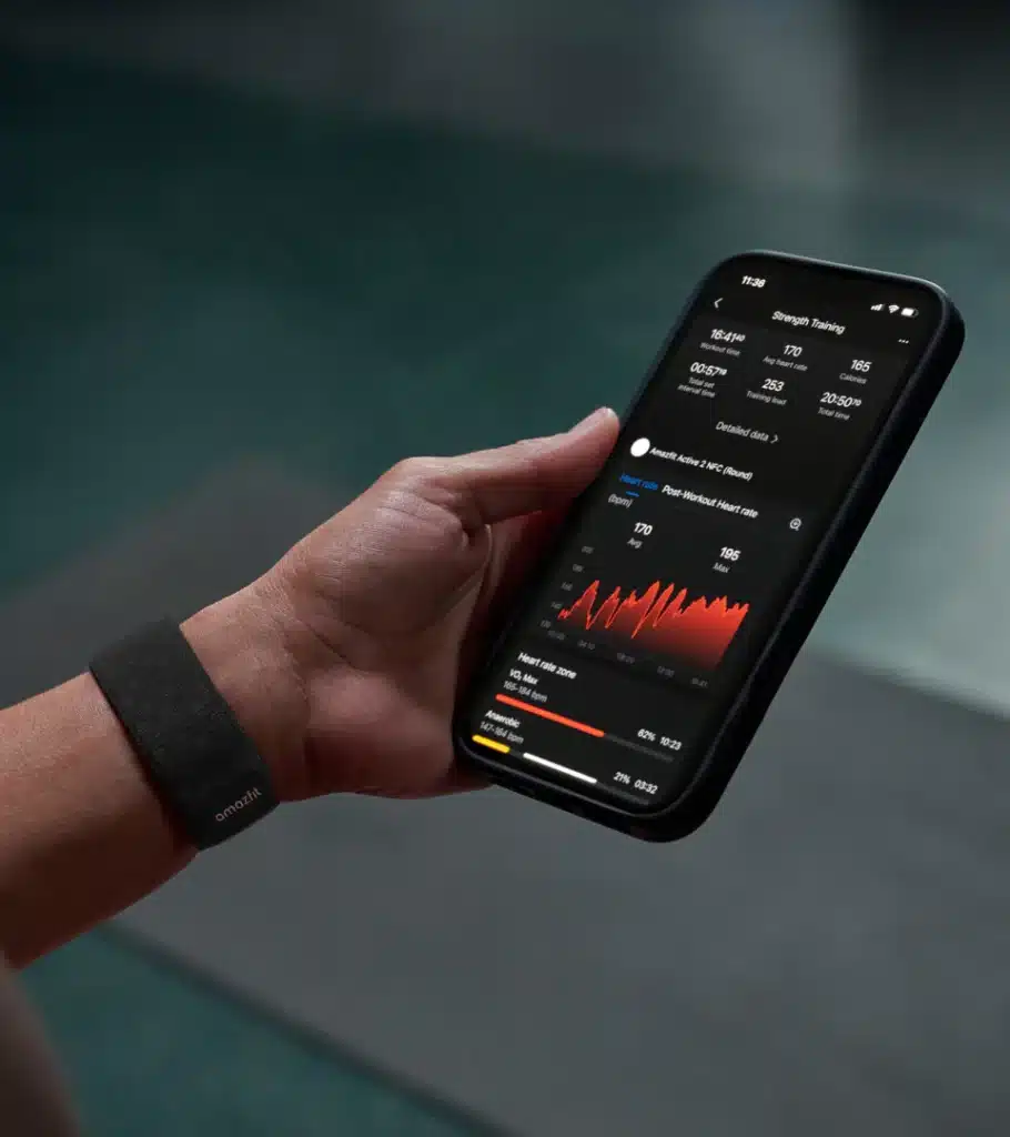 Amazfit Helio Strap im Test: Lohnt sich die Whoop Alternative zum Kampfpreis? 7 amazfit helio strap armband test erfahrungen testbericht whoop vergleich ernaehrung trainingsanalyse sportarten