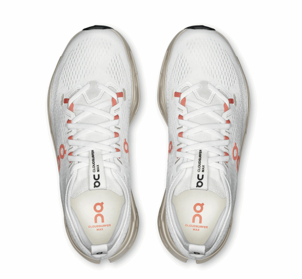ON Cloudsurfer Max im Test: Wie gut ist er wirklich? 8 on cloudsurfer max test erfahrungen laufschuh testbericht bewertung oben obermaterial