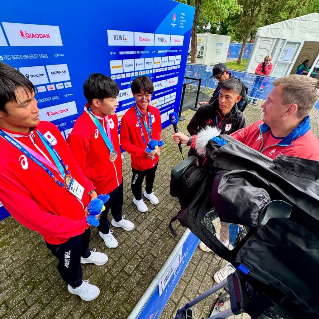 fisu 2025 halbmarathon interview japan team