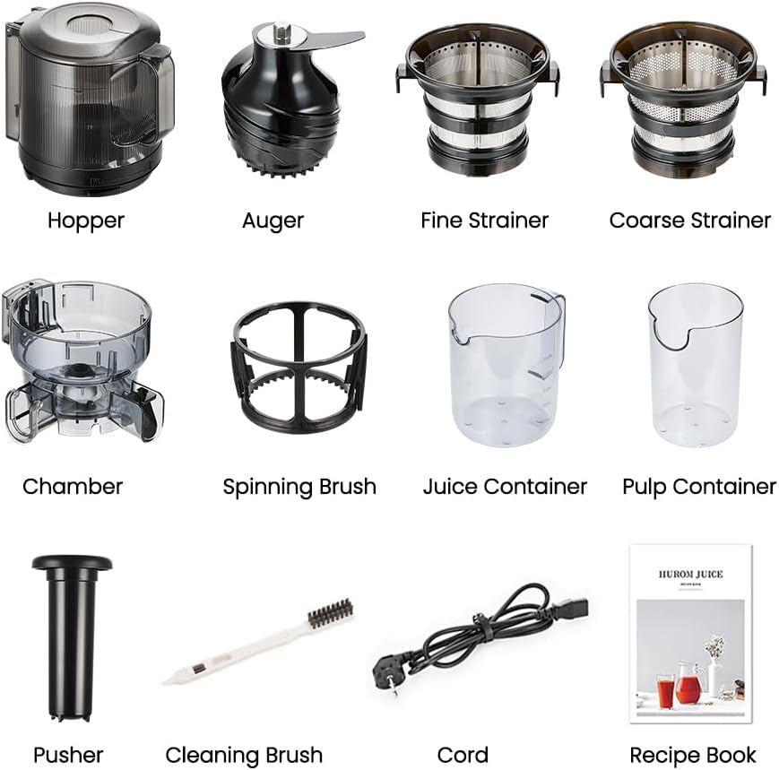 Hurom E50 ST Test e50st entsafter slow juicer testbericht erfahrungen bewertung lieferumfang