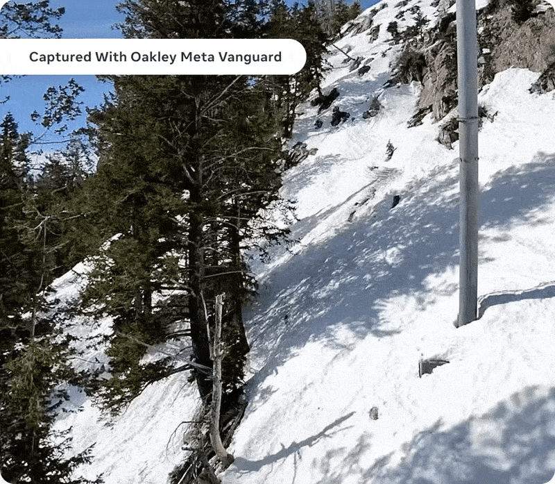 Oakley Meta Vanguard White with PRIZM Sapphire Lens Smarte Sportbrille KI Brille Test skiflit